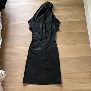 Plein Sud One Shoulder Black Dress